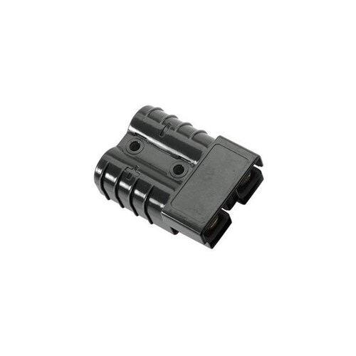 Narva Heavy Duty 50A Connector Housing with Terminals - 50 Amp Anderson Style, Black (57200B)