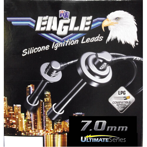 Eagle Black 7mm Ultimate Ignition Leads Set 7844-0
