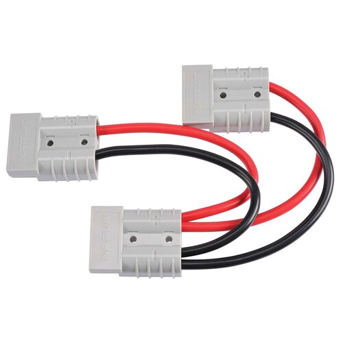 Narva Heavy-Duty Adaptor Battery Connector to Twin Battery Connectors 50A Anderson Style - 81069BL