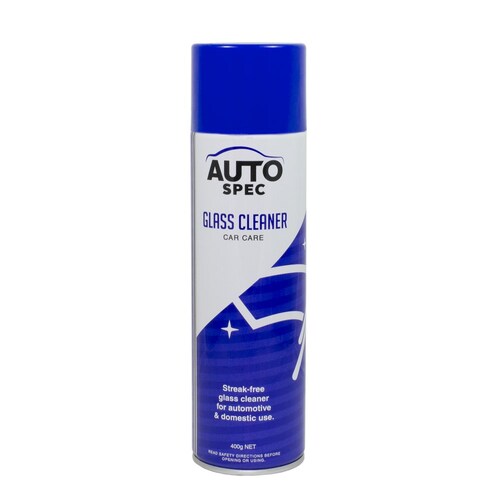 Autospec Glass Cleaner 400G Aerosol AS003