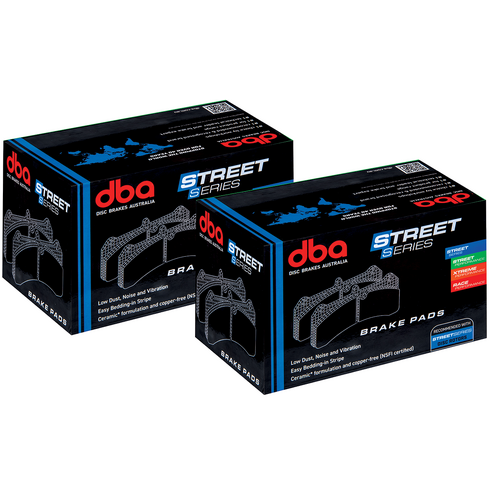 DBA Street Series Front & Rear Brake Pad Set DB1085SS DB1086SS   