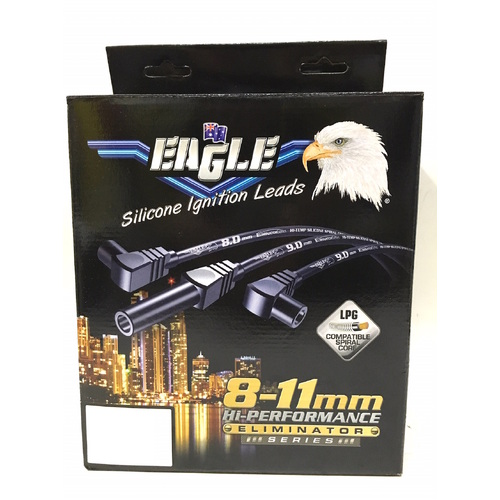 Eagle Black 8mm Eliminator Ignition Leads E84169