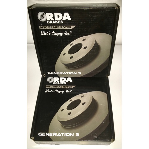 RDA Rear Brake Disc Rotors (pair) RDA8400-2 RDA8400