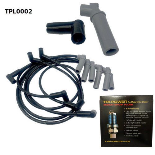 Tri-Power Ignition Leads And Iridium Spark Plugs TPL0002-TPX018