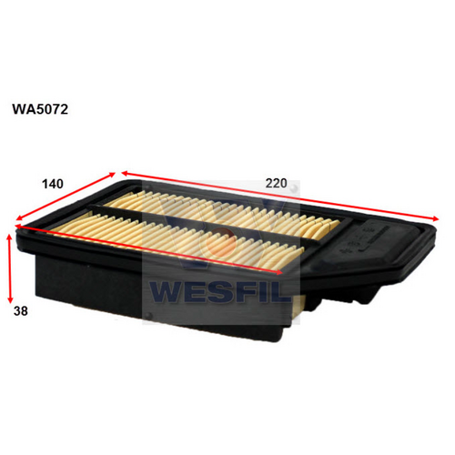 Wesfil Cooper Air Filter Wa5072 A1729