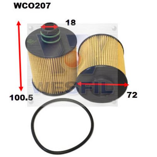 Wesfil Cooper Oil Filter Wco207 R2765P