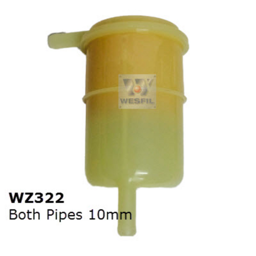 Wesfil Cooper Plastic In-Line Fuel Filter Z322