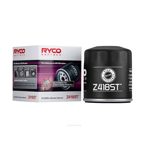 Ryco Syntec Oil Filter Z418ST