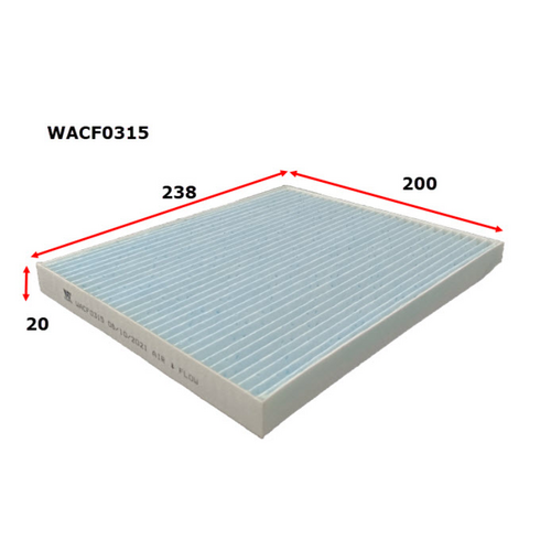 WESFIL COOPER Wesfil Cabin Filter WACF0315